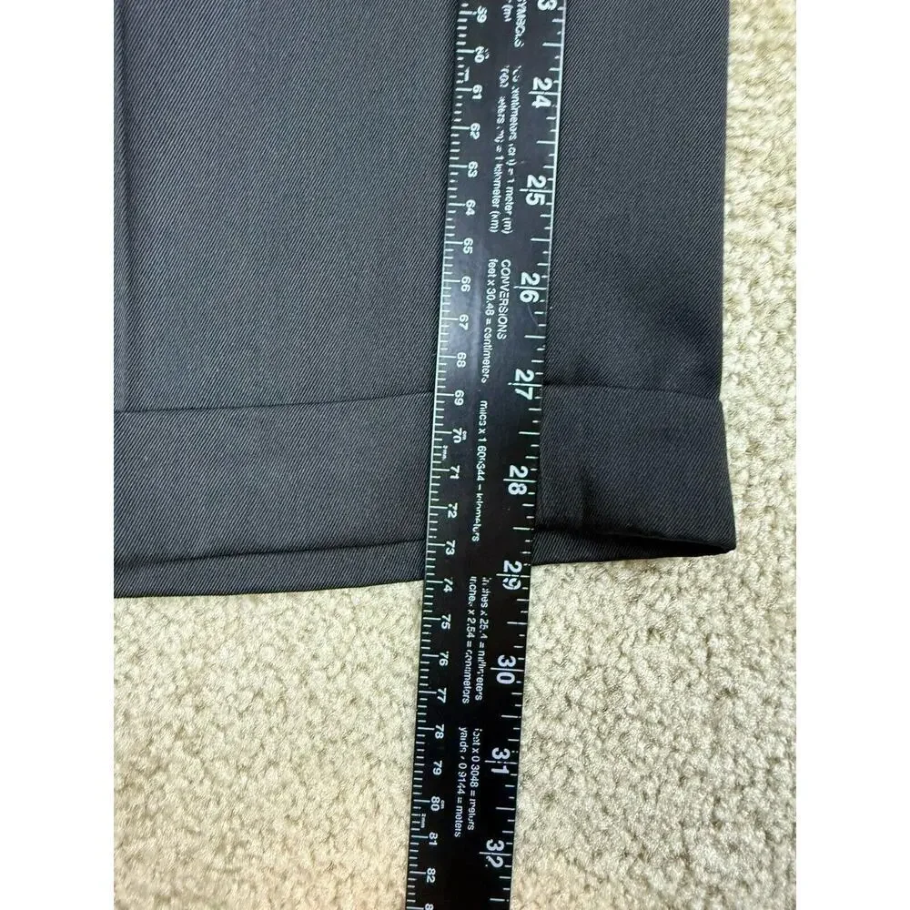 Perry Ellis Portfolio Men’s Dress Pants 36 x 29 Classic Fit Black Pleated A262